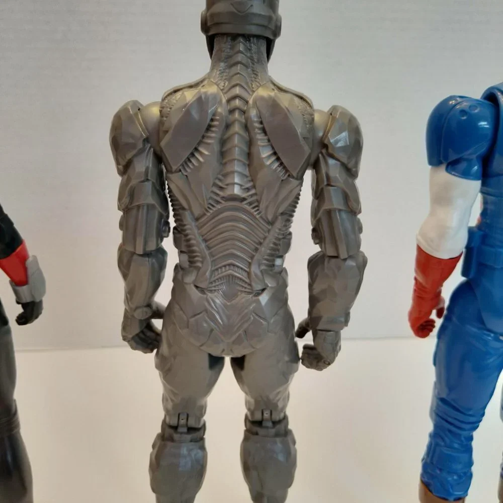 Marvel Hasbro Titan Series Captain America, Black Widow, Falcon-Triple Bundle